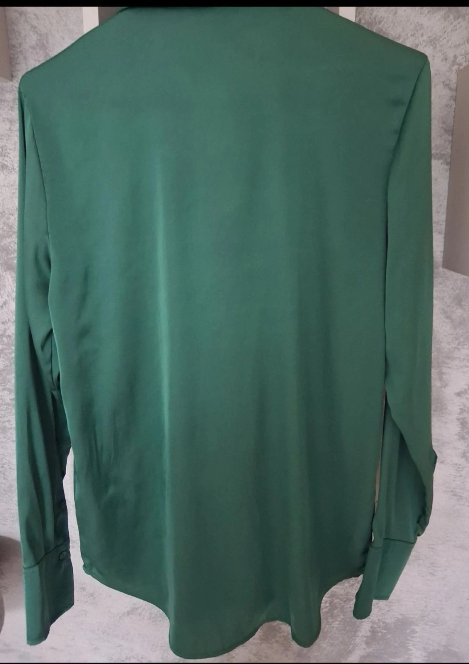 Groen satijnen hemd – photo 3
